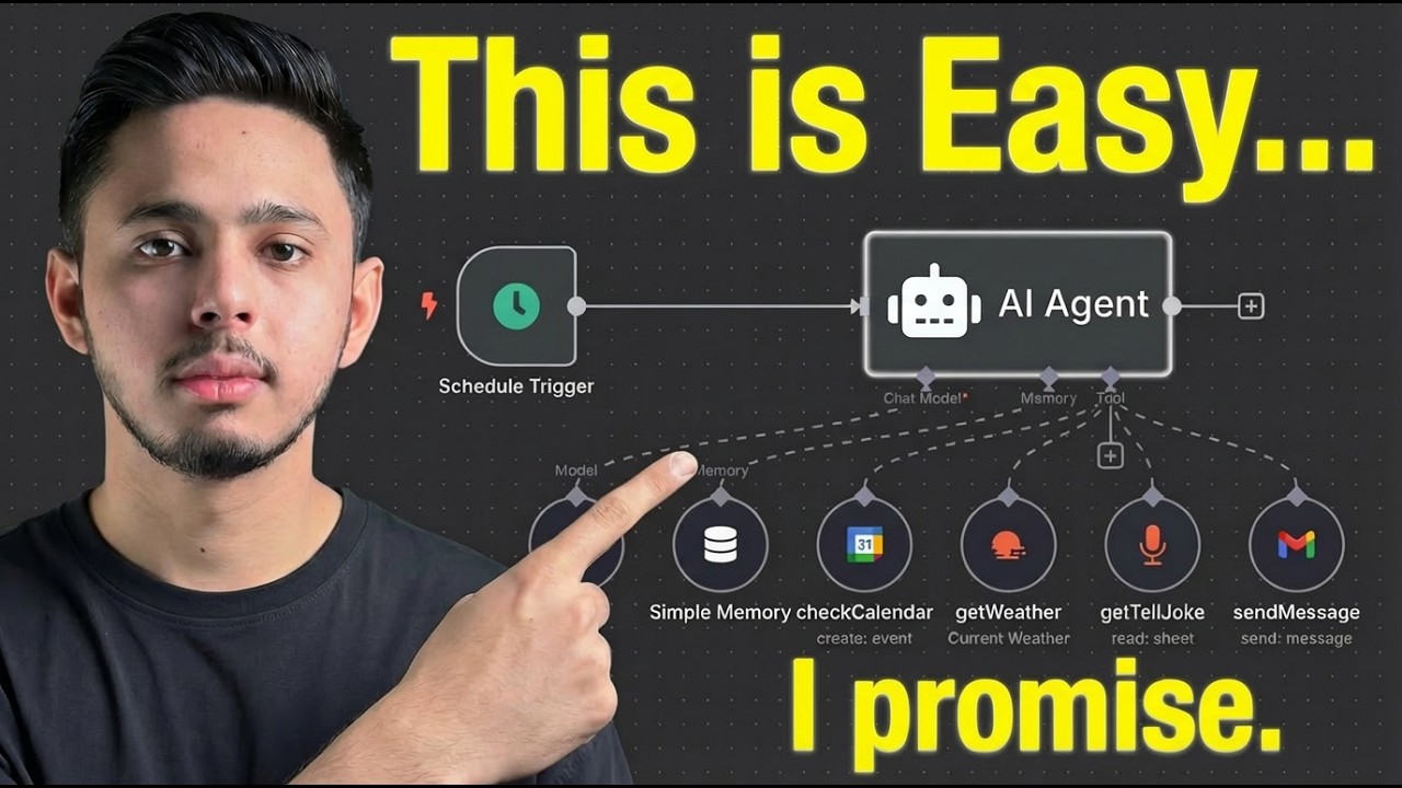 AI Agents & Automation full Course for Beginners | Learn N8N, Calling AI & vibe coding