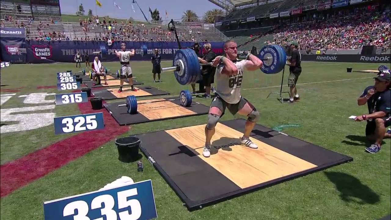 Clean and Jerk Ladder: Men 2013 CrossFit Games