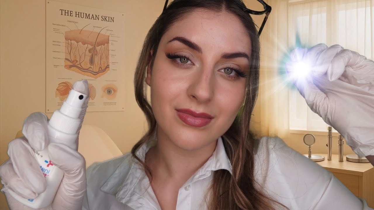 ASMR Am besten bewerteter Hautarzt | Dermatologist Roleplay | Doctor, Medical Exam, Facial deutsch