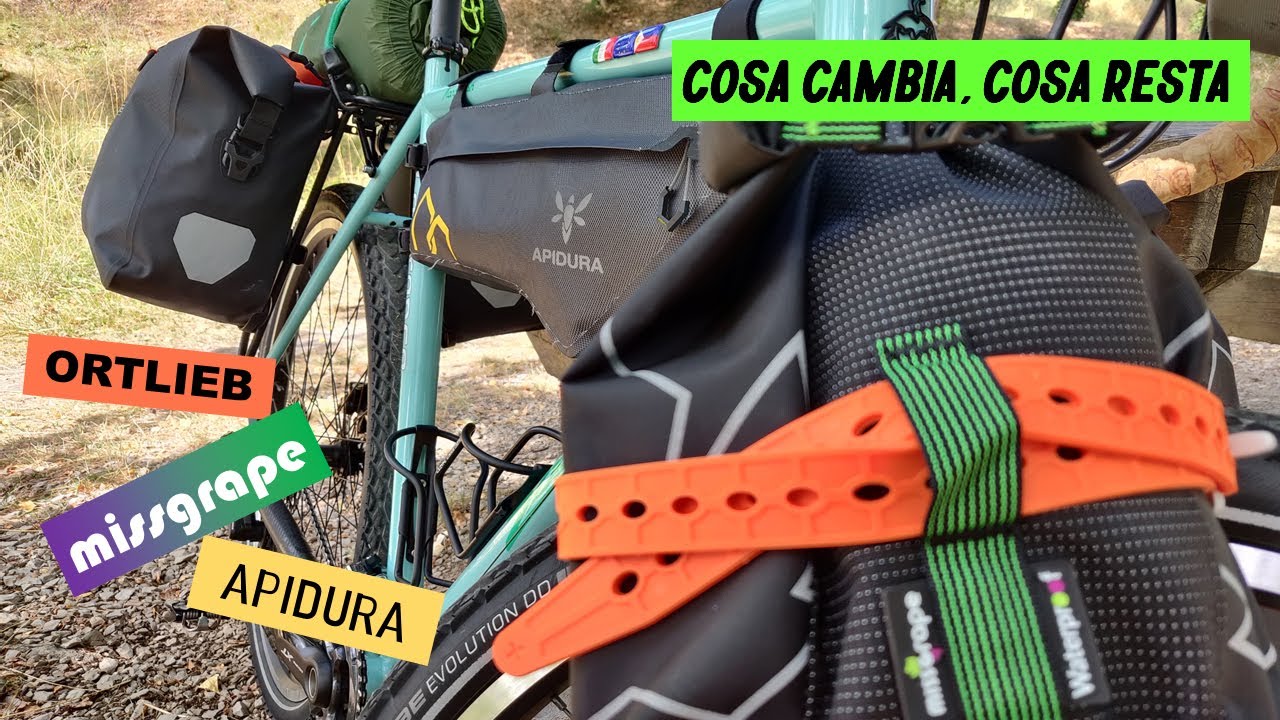 La mia configurazione da cicloviaggio: cosa cambia e cosa resta