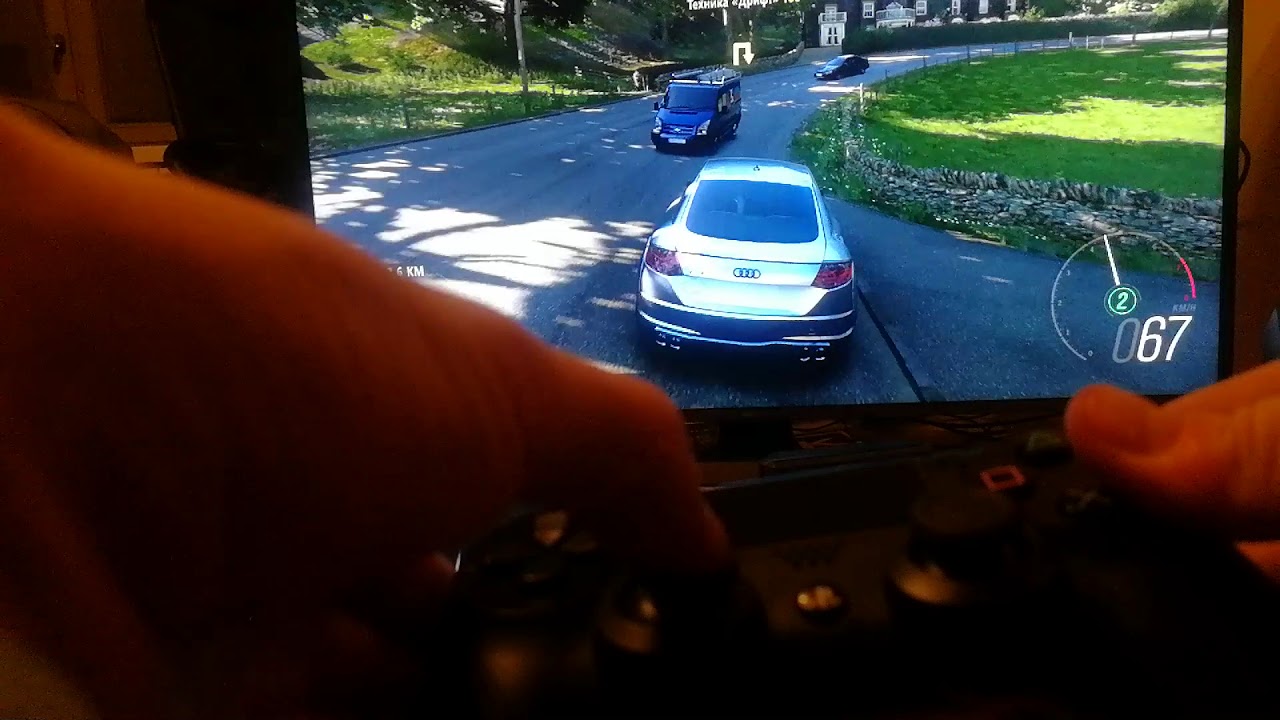 Загрузил forza horizon 4 на playstation 4