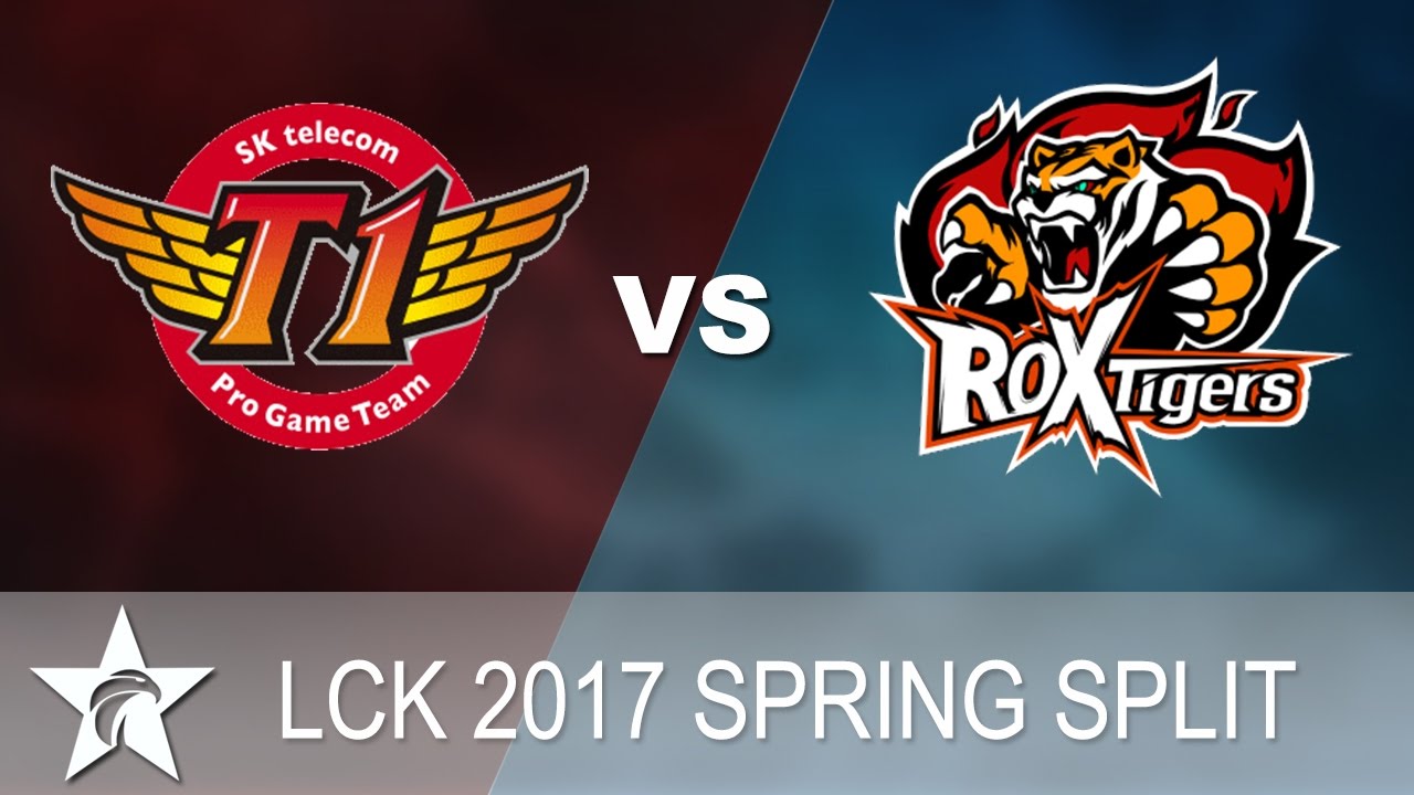 SKT T1 VS ROX TIGERS | GAME 1 | LCK 2017 SPRING SPLIT