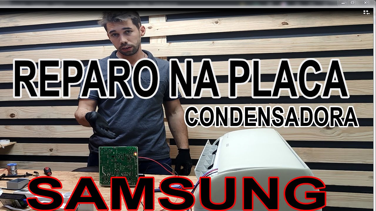 Split Samsung não liga condensadora. Resolvemos o problema.