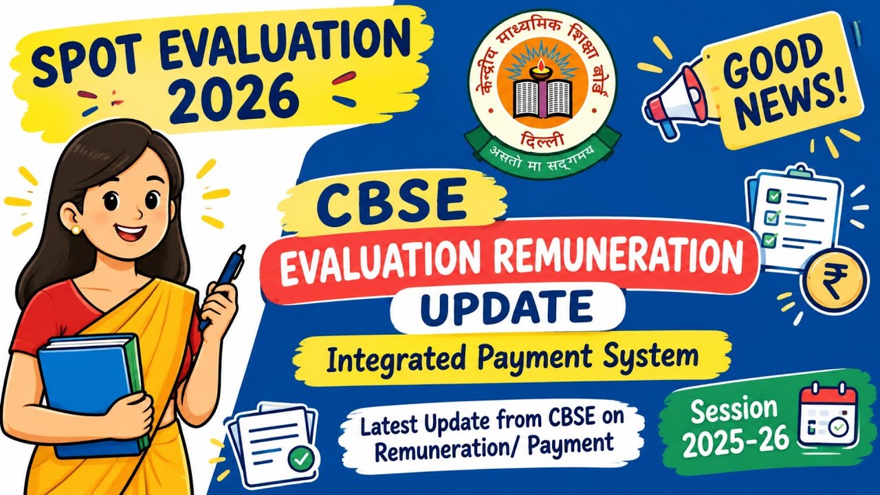 CBSE Evaluation Remuneration Update 2026 #cbseremuneration #cbsepayment #cbseevaluationpayment #ips
