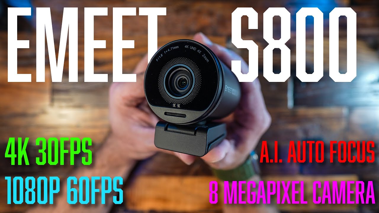 EMEET S800 Webcam Review - A Webcam for Creators, Sellers, & Streamers!