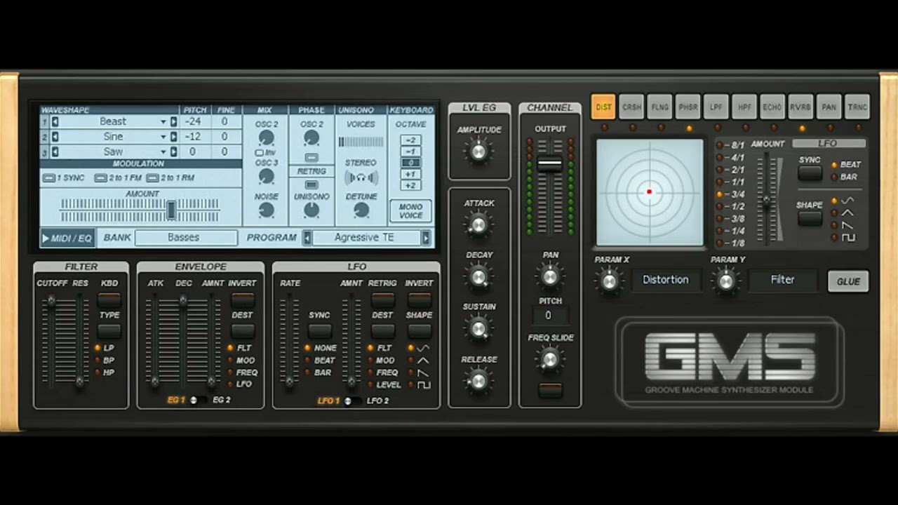 groove machine synth