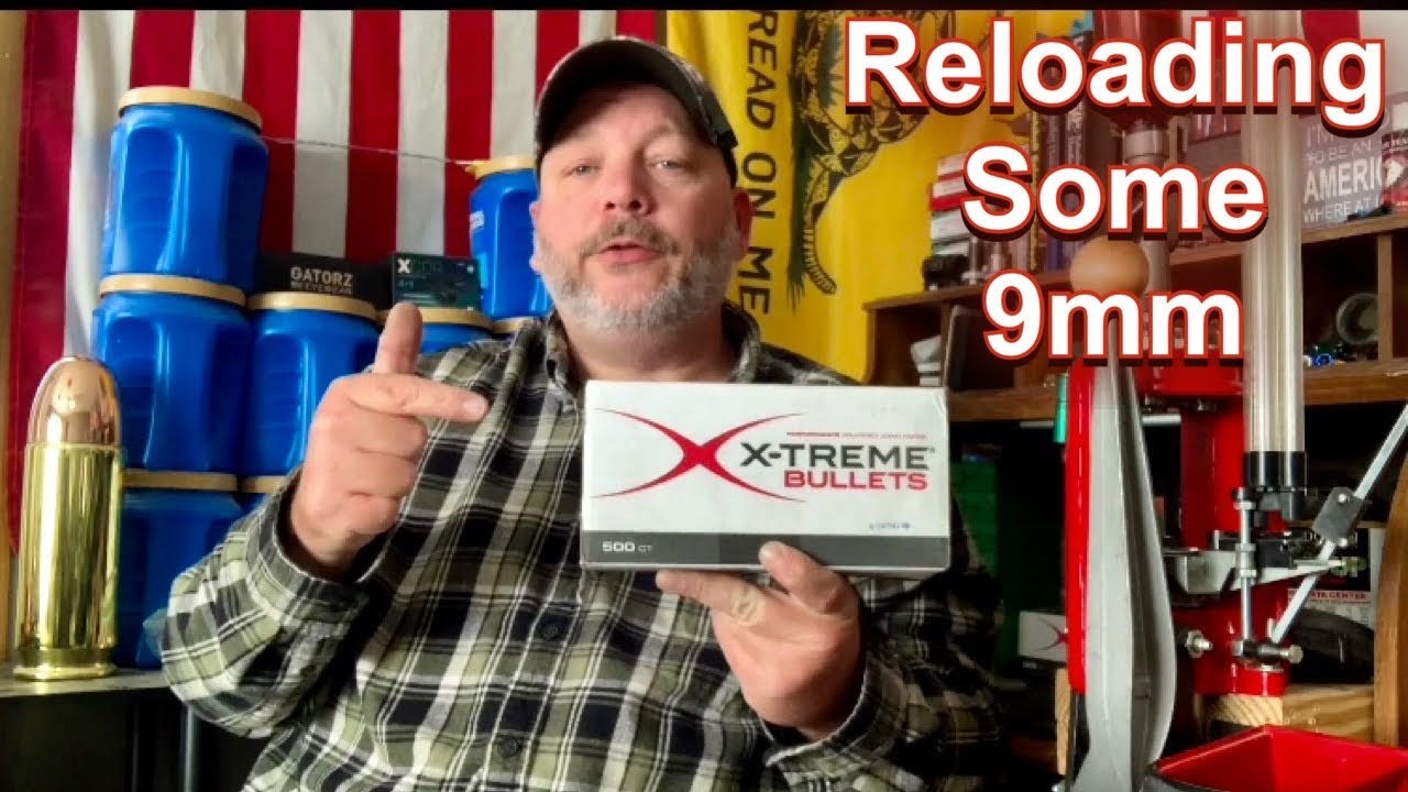 Перезарядка пуль X-Treme 124gr 9mm на Lee Loadmaster