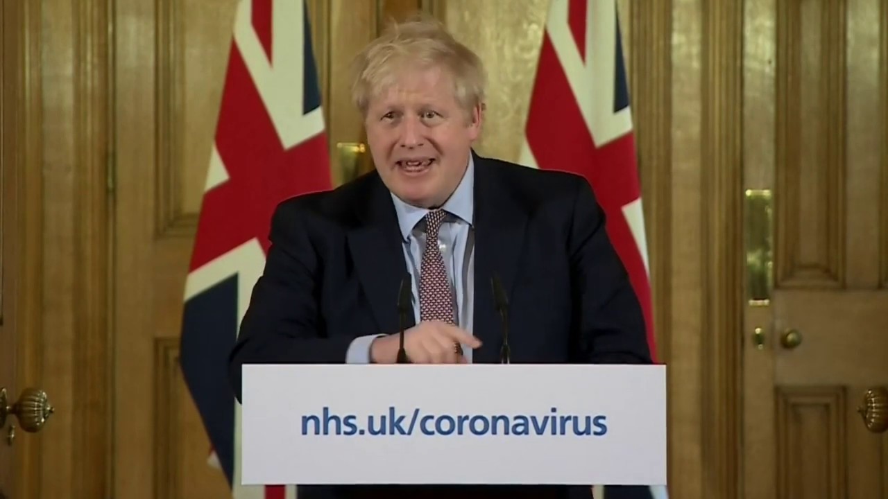 UK prime minister Boris Johnson coronavirus update speech -  Monday 16th march 2020