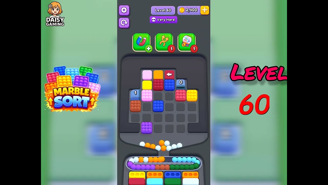 Marble Sort Level 60 Walkthrough