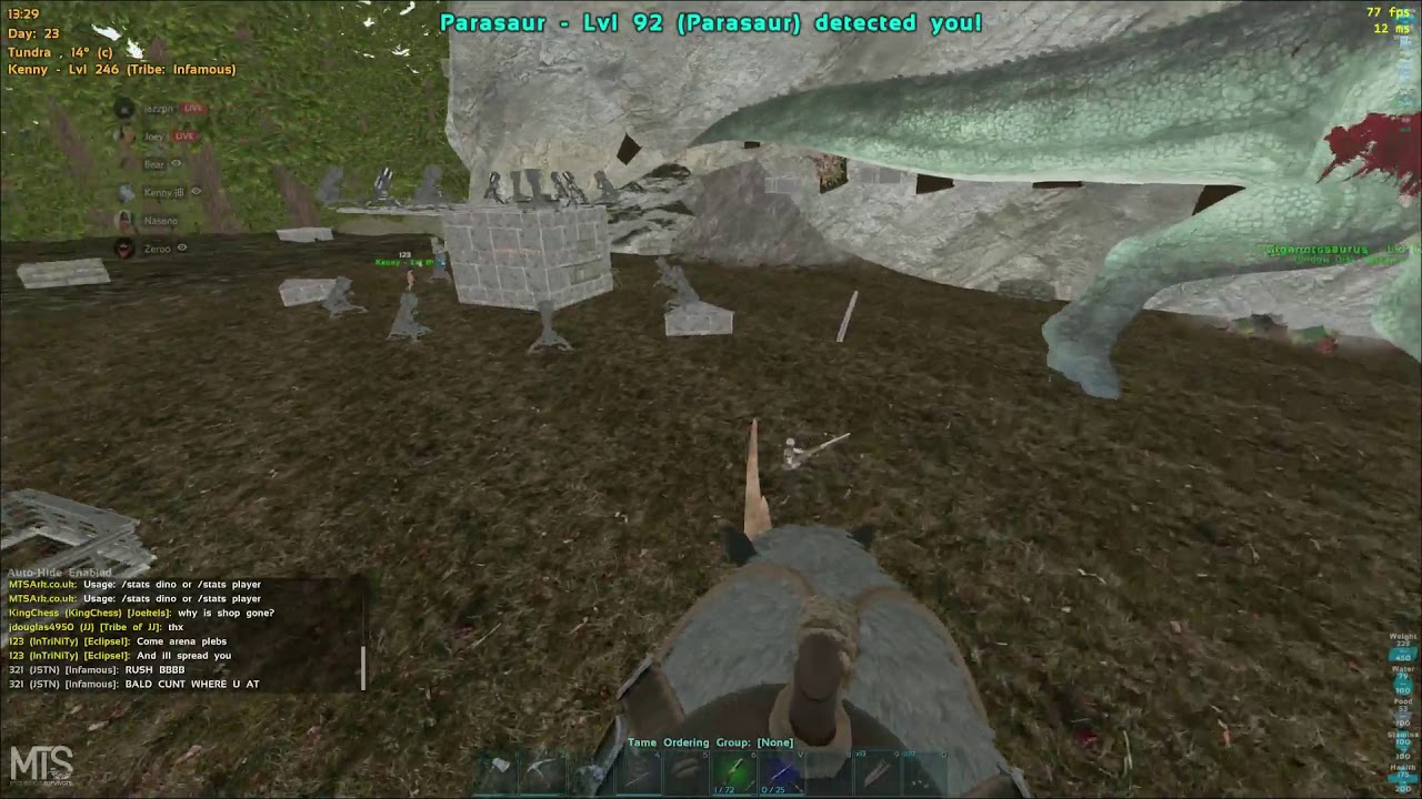 ARK MTS S5 | WIPING MUNTAGE GAMING IN 5 MINUTES | Day 1