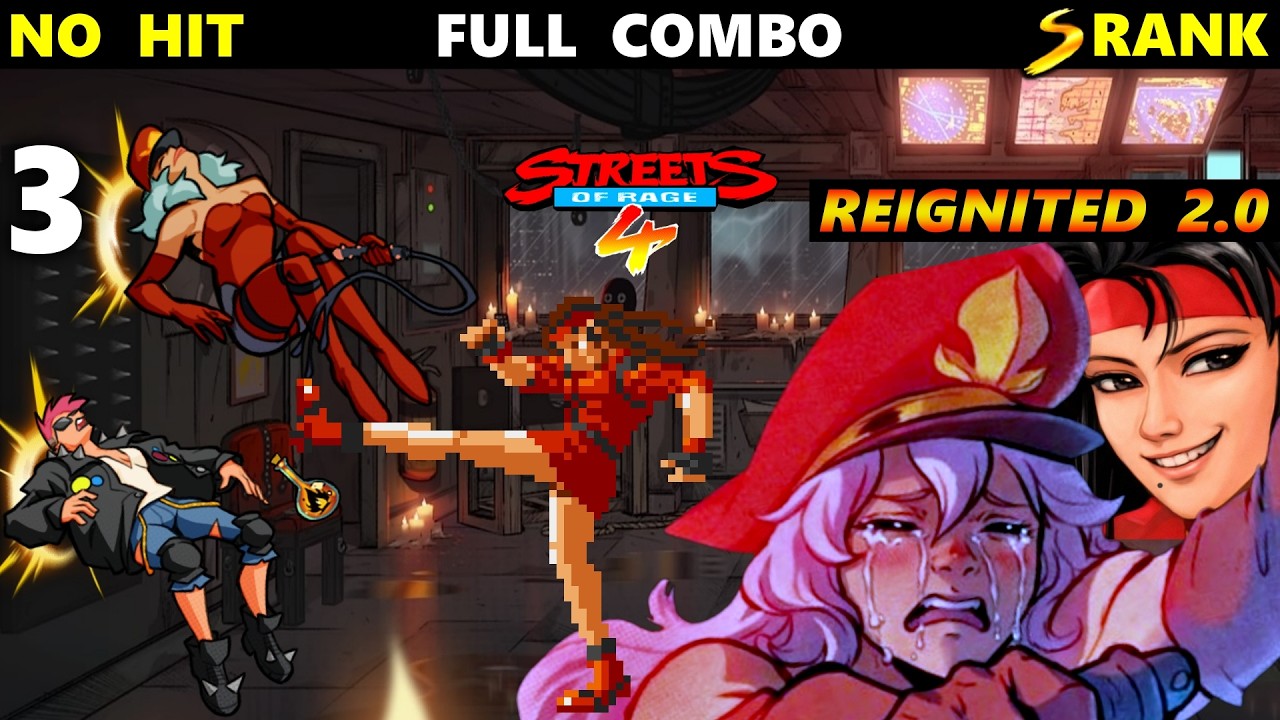 Streets of Rage 4 Stage 3 Full Combo Reignited 2.0 Blaze SoR1