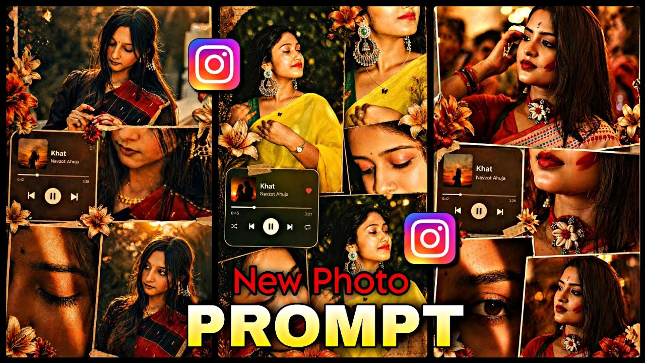 Instagram Trending Collage Ai Photo Editing | ChatGPT Photo Editing Prompt | Aesthetic Photo Editing