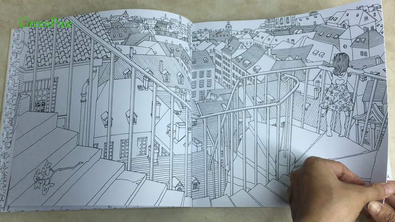 Flip Through | The Time Garden: A Magical Journey and Coloring Book by Daria Song