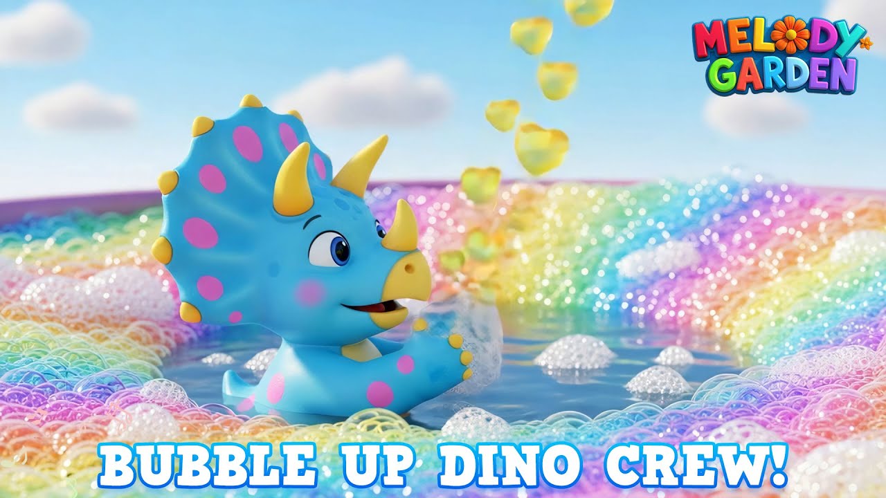 Bubble Up Dino Crew! - Nursery Rhymes & Kids Songs - Melody Garden