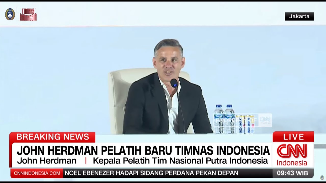 BREAKING NEWS PSSI Kenalkan Pelatih Baru Timnas, John Herdman
