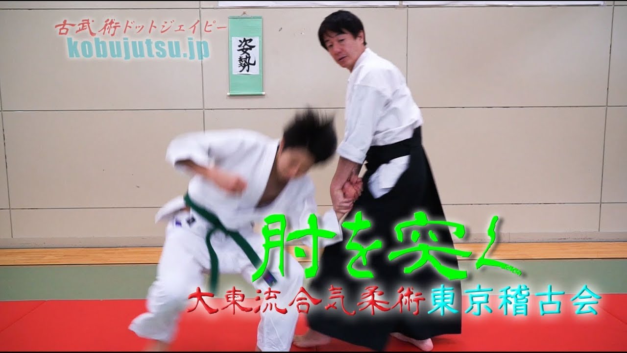 東京稽古会268　肘を突く　大東流合気柔術