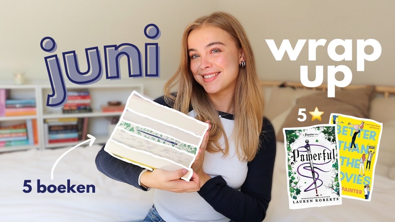 de 5 boeken die ik heb gelezen in juni | maandelijkse wrap up
