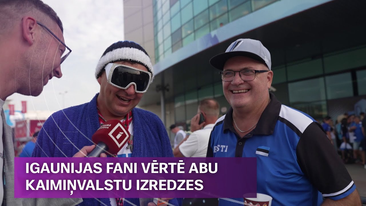Kādu spēles gaitu prognozē Igaunijas līdzjutēji? | Sporta Studija