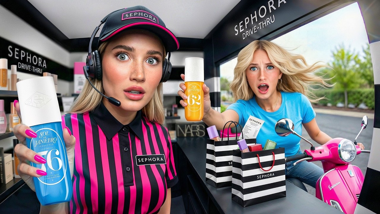 i OPENED the FIRST EVER SEPHORA Drive Thru!