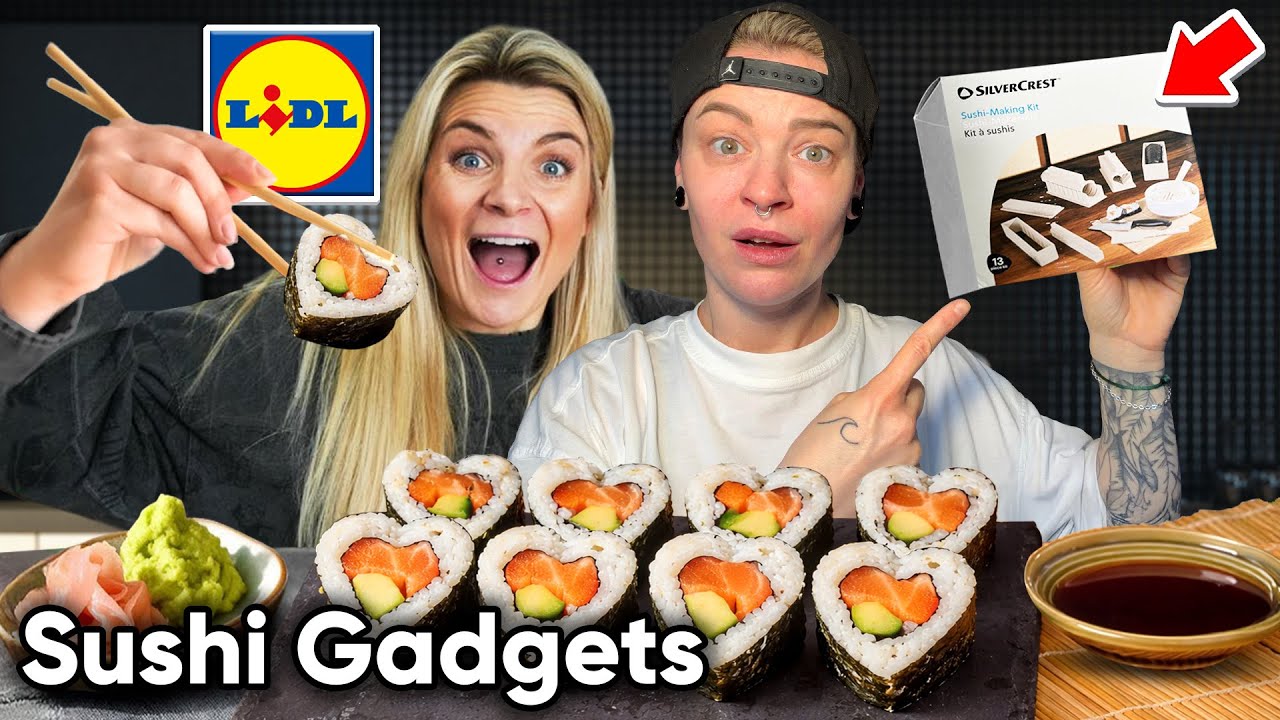 wir TESTEN EHRLICH  Sushi Gadgets vom Lidl 🔥🍣