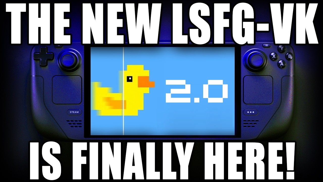 LOSSLESS SCALING LSFG-VK 2.0 Steam Deck IS HERE! NEW Decky Plugin, Setup + 2.0 Vs 1.0