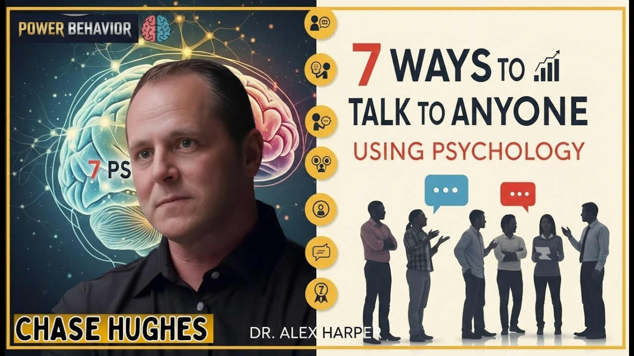 7 Ways to Talk to Anyone Using Psychology (Chase Hughes Motivation)