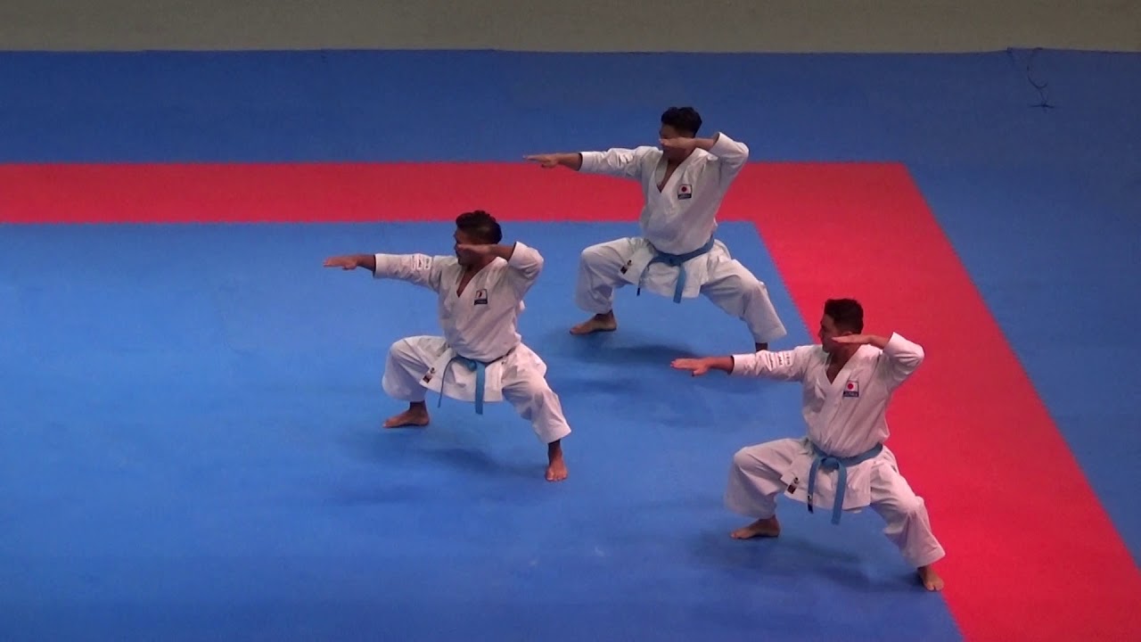 Karate1 Premier League Tokyo  Team kata 1st　団体形　劉衛流