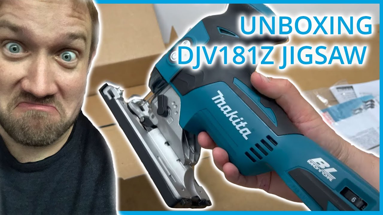 Makita DJV181Z jigsaw unboxing and review