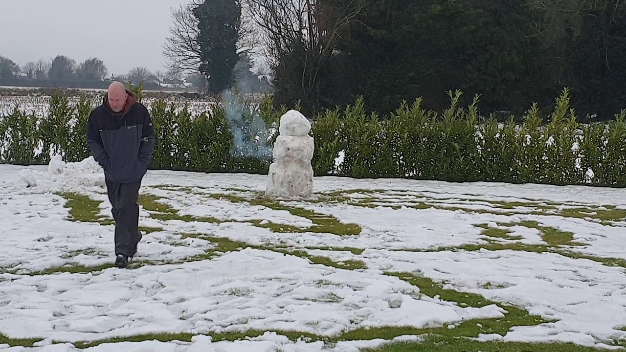 Snowman vs Firework