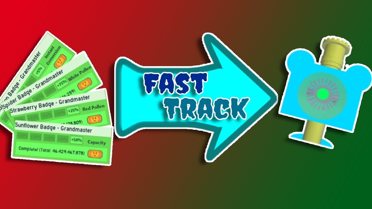 How to Fast Track Grandmaster Badges!!! | Roblox | Bee Swarm Simulator|