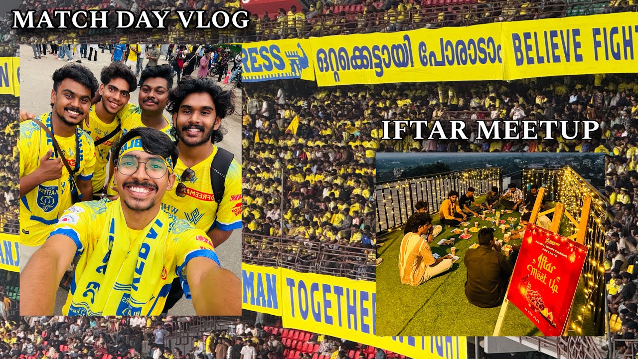AFTER LONG TIME 🥹💛 | KBFC VS MFC | MATCH DAY VLOG 💛 | IFTAR MEETUP | YELLOVE 4 SHORTS