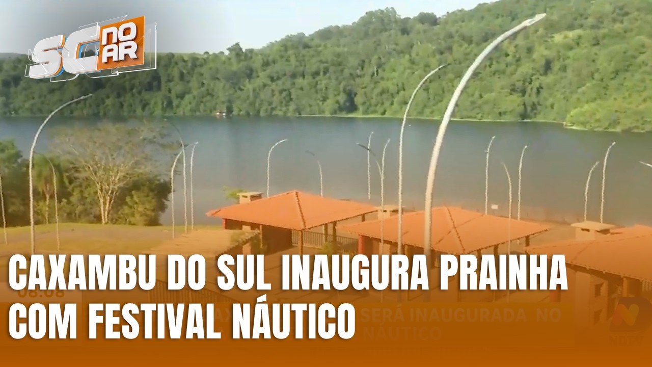 Caxambu do Sul inaugura Prainha com festival náutico neste fim de semana