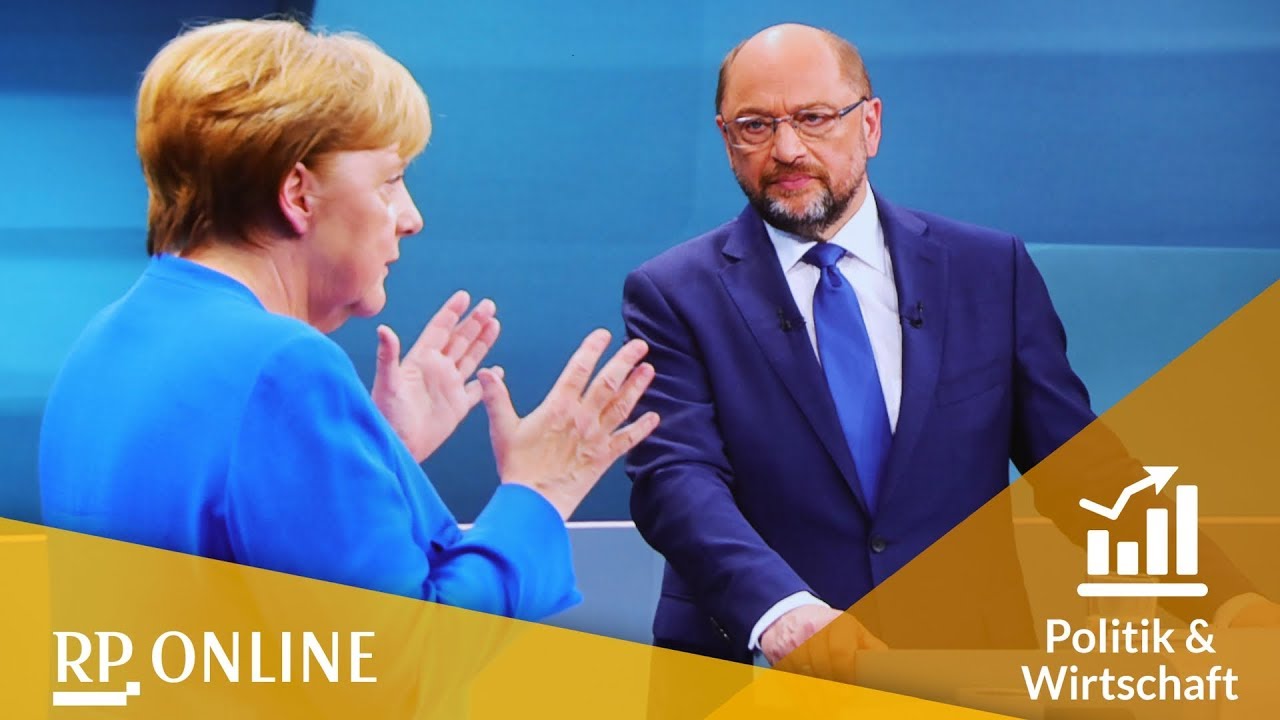 TV-Duell der Kanzlerkandidaten 2017: Angela Merkel gegen Martin Schulz
