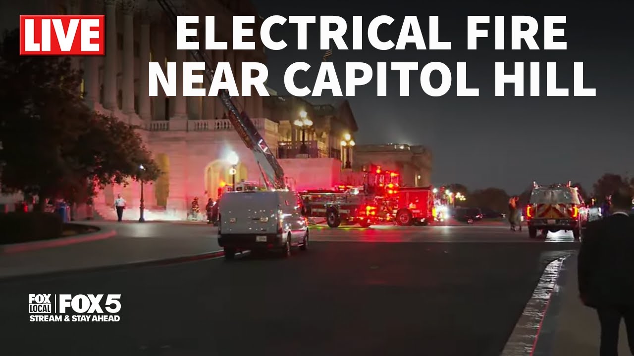 LIVE: Electrical fire on subway from Rayburn House Office building to U.S. Capitol | FOX 5 DC