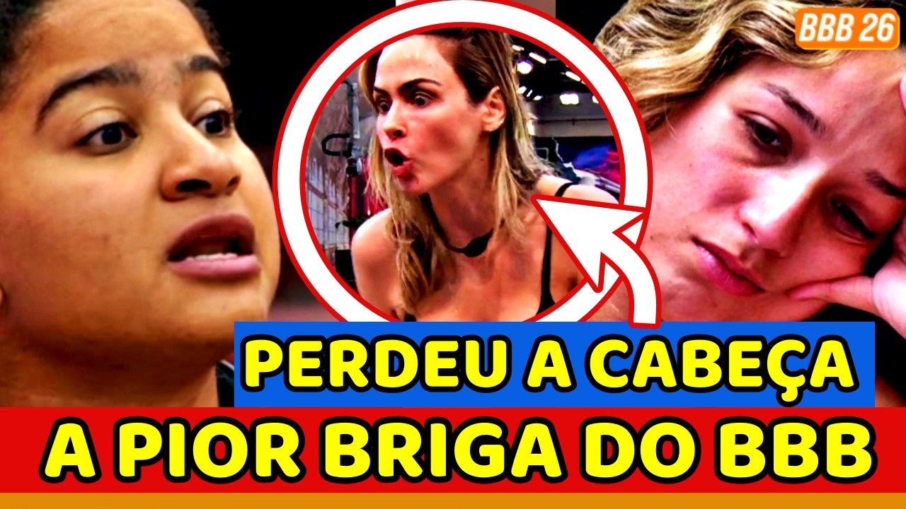 ⚠️🔥BBB26 URGENTE! Ana Paula e Milena BRIGAM FEIO e AMIZADE FICA POR UM FIO; Samira tem ERRO GRAVE