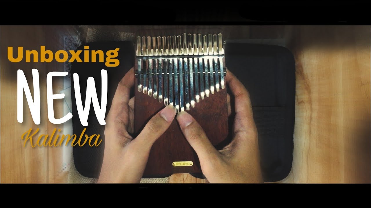 LINGTING K17A Kalimba Unboxing + Sound Test