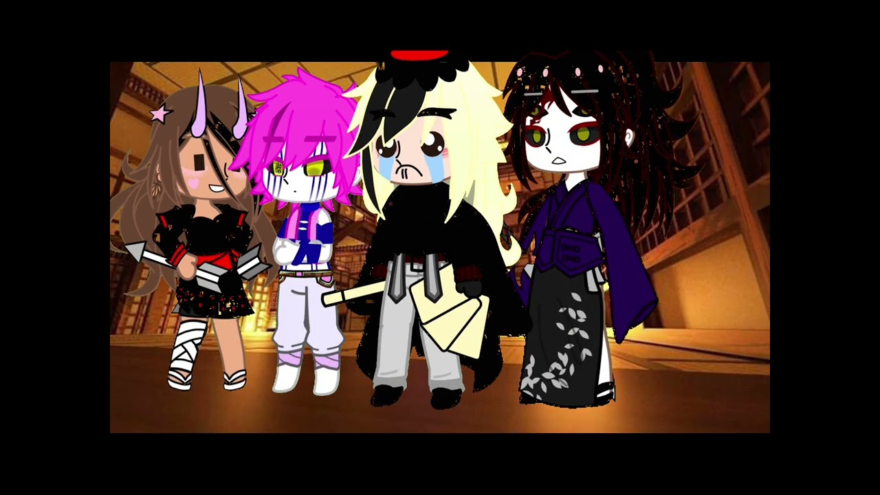 If I was in demon slayer💅😭/gacha club/ ft.my oc and upper moons + muzan/ ✨panda clown✨
