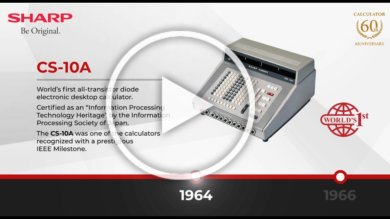SHARP 60th Calculator Anniversary