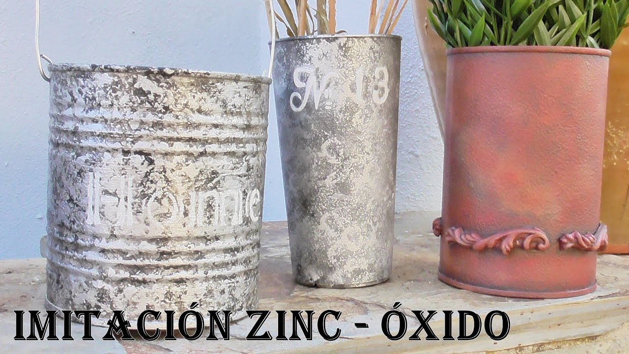 COMO IMITAR EL ZINC, GALVANIZADO Y ÓXIDO DE MANERA MUY FÁCIL