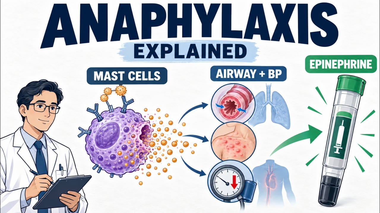 Anaphylaxis - Definition, Mechanism, Symptoms, Evaluation, Diagnosis, Treatment