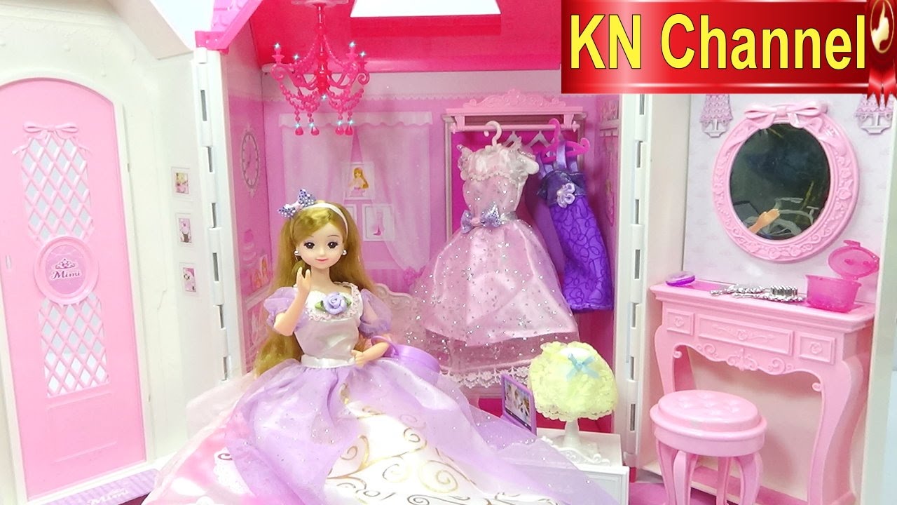 Đồ chơi trẻ em NGÔI NHÀ BÚP BÊ MIMI WORLD HÀN QUỐC đẹp như cung điện Toy review