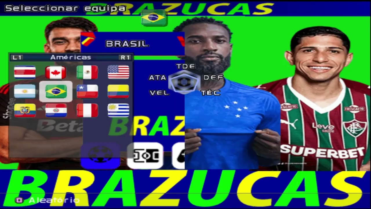 PES 2026 BRAZUCAS PS2 ATUALIZADO ⚽ BRASILEIRÃO 2026 + LIBERTADORES + NARRAÇÃO JORGE IGOR