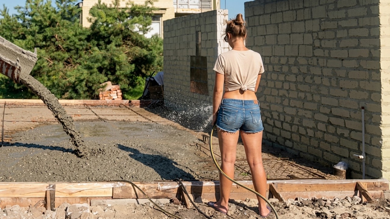I Built a Concrete Foundation from Recycled Materials and Saved BIG!