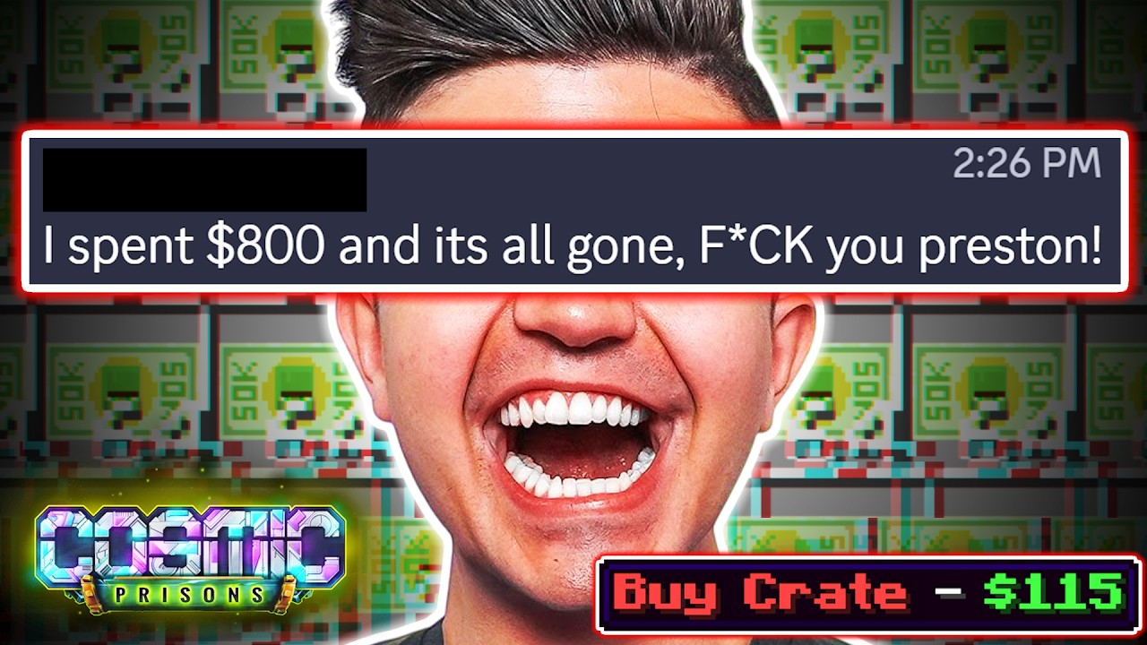 PrestonPlayz Just SCAMMED $100k with His NEW Minecraft Server&hellip;