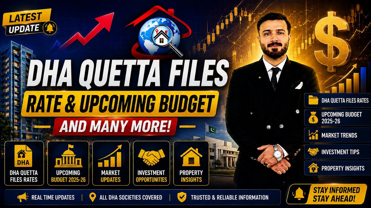 🚨 Latest DHA QUETTA Files Rates Update | Upcoming Budget & Property Market Analysis