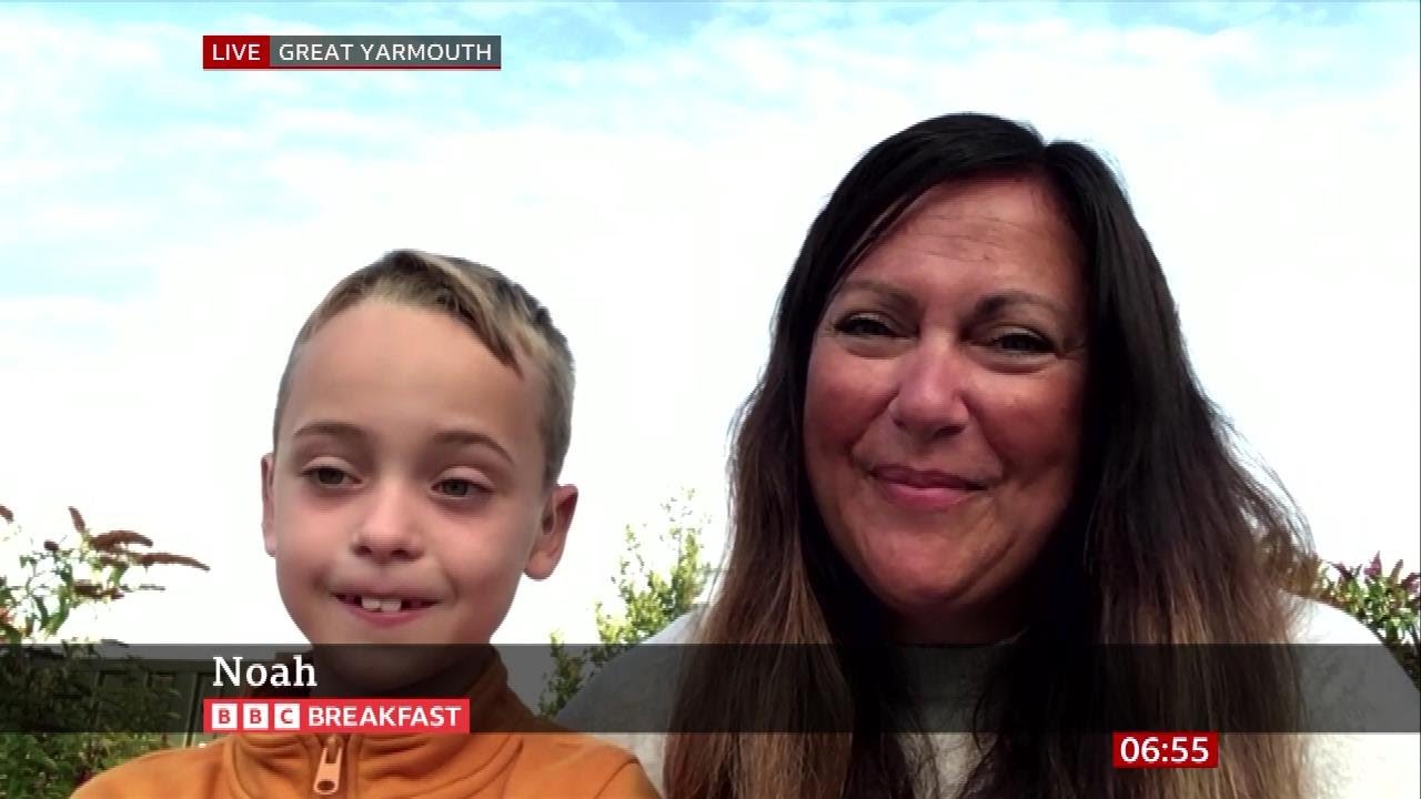 Helen, Noah Is 8 Years Old Who Beat Luke Littler In A Darts Match On BBC Breakfast 28 08 2024