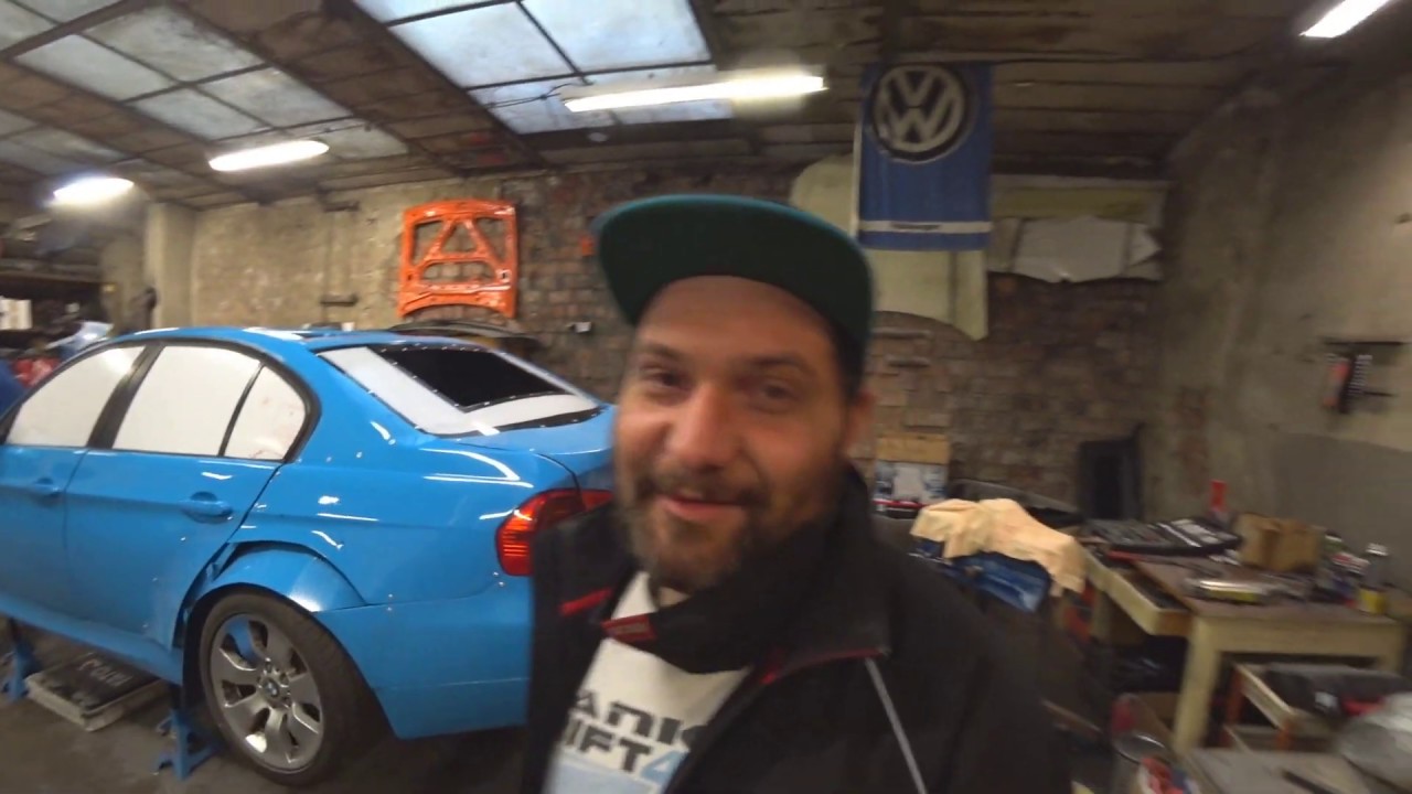 Sanka drift - BMW E90 drift build part21 - Lakujeme zbytek auta | Vlog 103