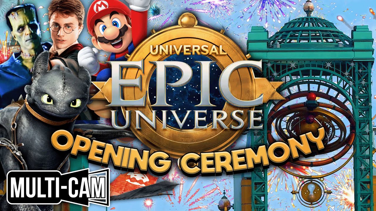 EPIC UNIVERSE Opening Ceremony - Full Multi-Cam POV