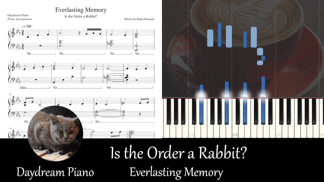 Everlasting Memory - Is the Order a Rabbit? OST - Piano Cover