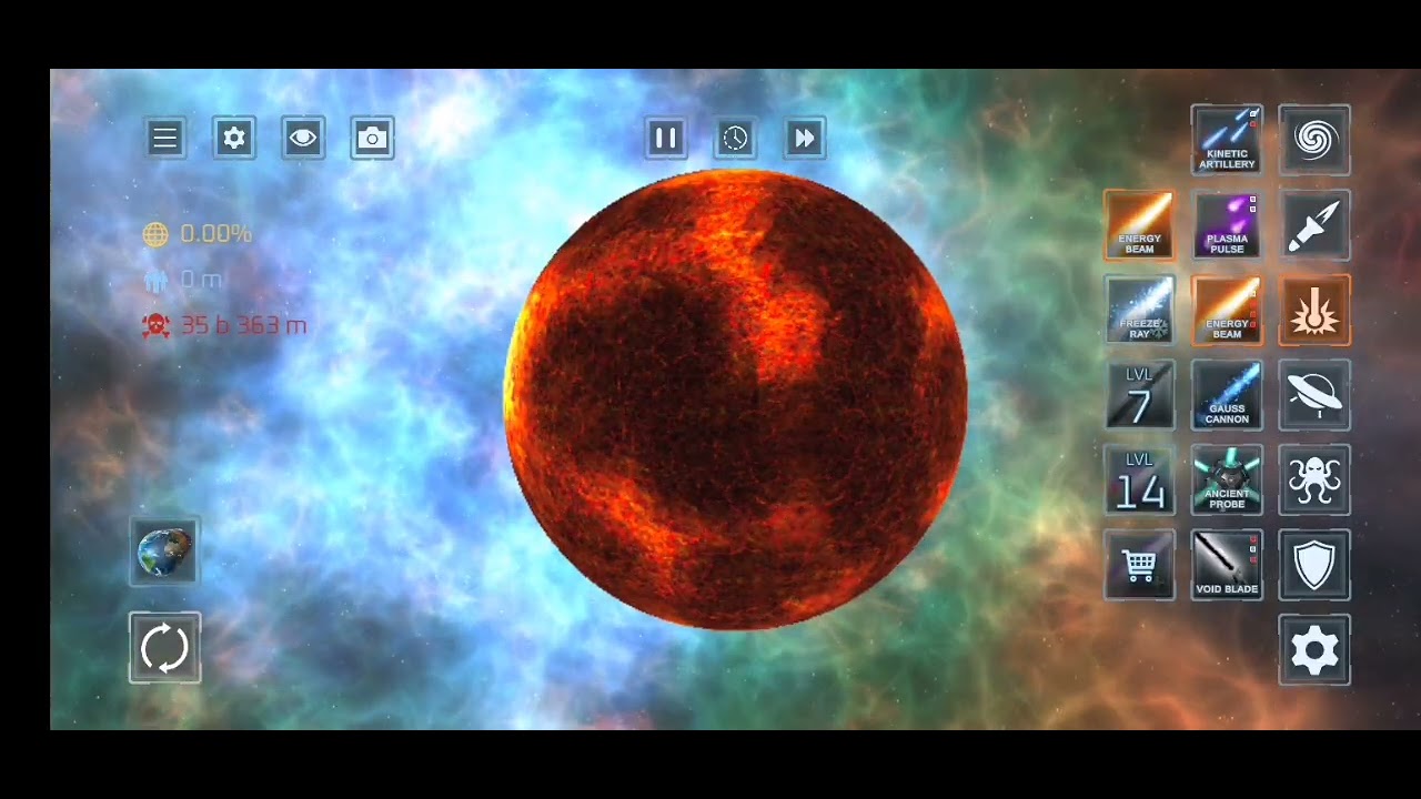 Today i am playing this game called solar smash